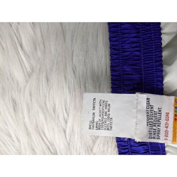 Asics Gore-Tex‎ Y2K Windbreaker Nylon Lined Pants Zip Ankles Purple Men's M - Picture 6 of 10